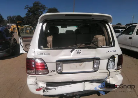 2006 Lexus Lx 470 из США, поврежденный, VIN JTJHT00W864016556